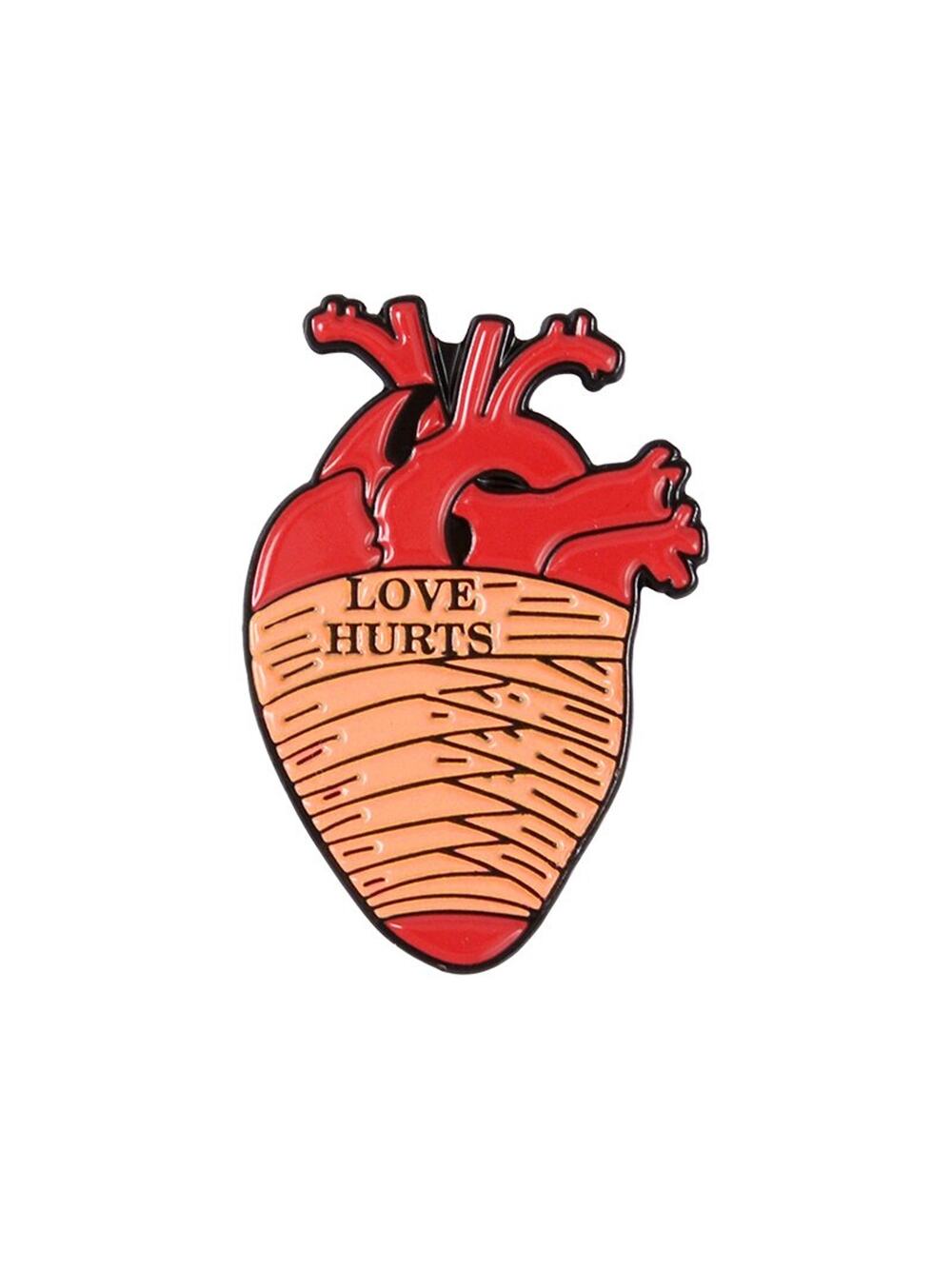 Love Hurts Heart Enamel Pins 157